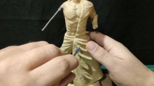 Лепка фигурки из скульптурного пластилина - (Самурай)