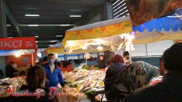 ТУРЦИЯ/сколько стоит РЫБА/большой выбор/ИЗМИР. смотреть онлайн