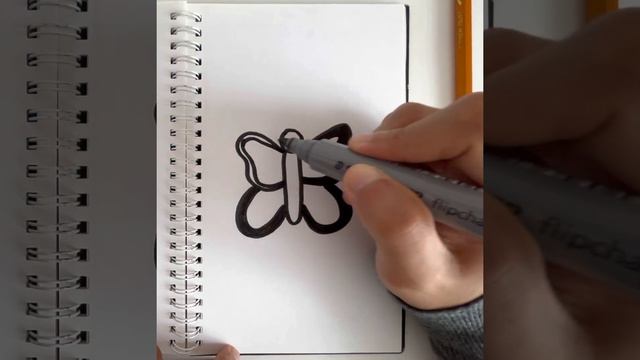 Comment dessiner un PAPILLON ? 🦋 (Dessin facile) 💝 смотреть онлайн