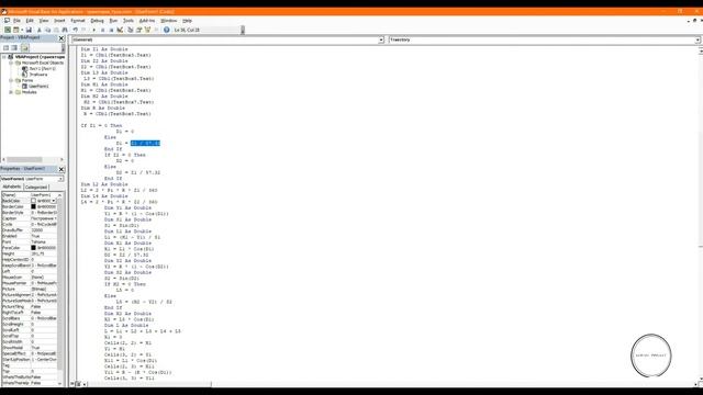 AutoCAD VBA Excel Урок 7. Расчёт координат смотреть онлайн