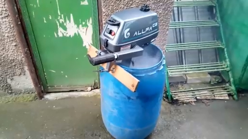 Лодочный мотор Альфа Т3. Первый запуск