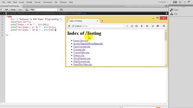 PHP Tutorial 29 How to Accessing Characters within a String with PHP Programming смотреть онлайн
