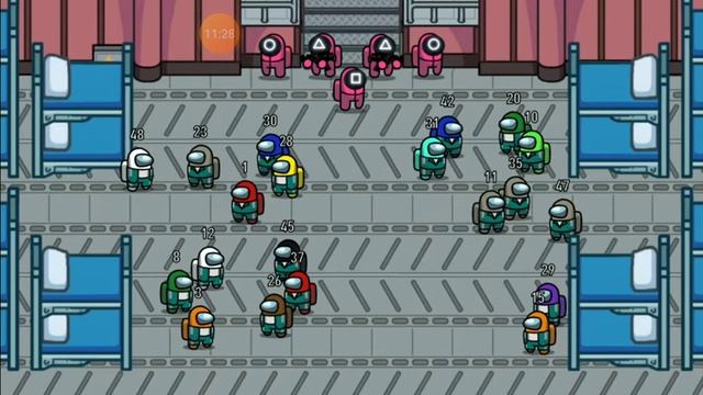 игра в кальмара амонг ас перевод смотреть онлайн