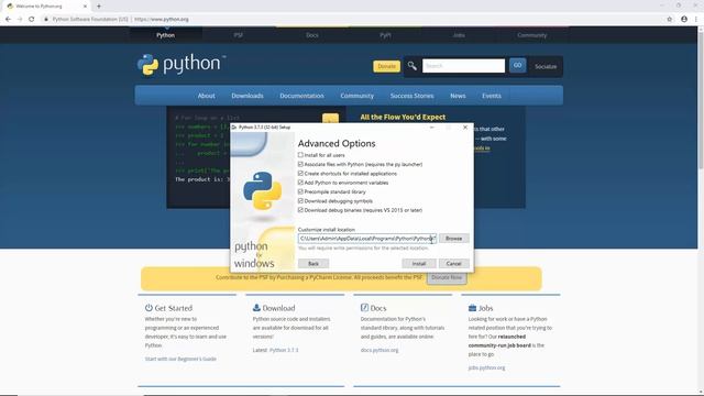Python Environment Setup - Install Python Step by Step смотреть онлайн