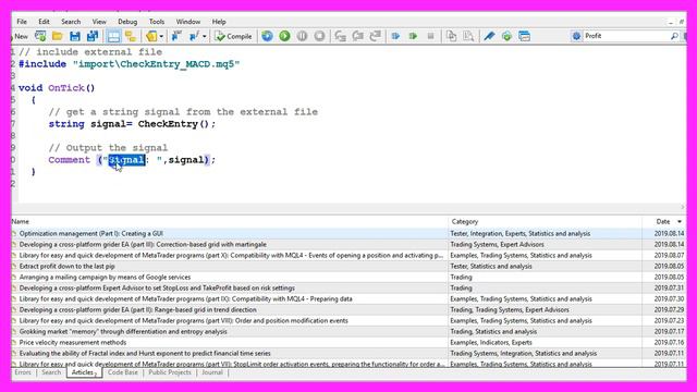 LEARN MQL5 TUTORIAL BASICS - 37 SIMPLE SOURCECODE IMPORT смотреть онлайн