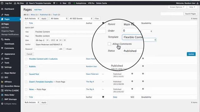 SCC WordPress Lesson 3: Page List, Quick Edit, and Cloning a Page смотреть онлайн