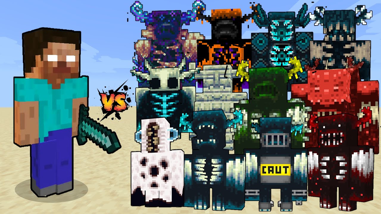 ХЕРОБРИН ПРОТИВ ВАРДЕНОВ МАЙНКРАФТ смотреть онлайн