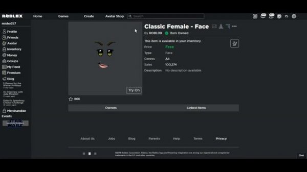 [FREE ITEM] How to get Two Free Classic Faces | Roblox