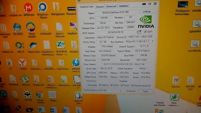Видеокарта ZOTAC GTX760 2G HA смотреть онлайн