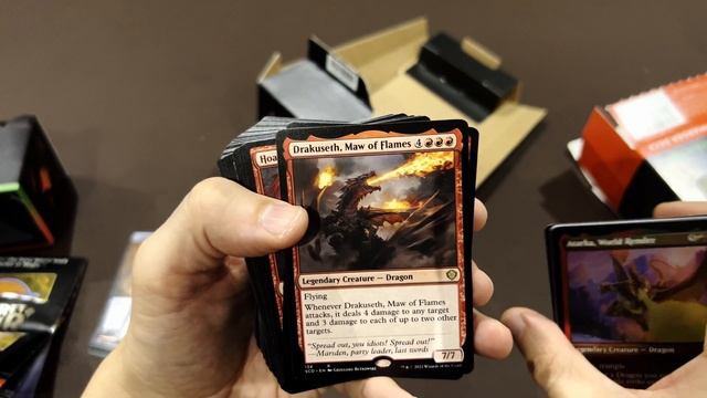 Inside...Starter Commander Deck: DRACONIC DESTRUCTION Magic The Gathering (4K60fps) смотреть онлайн