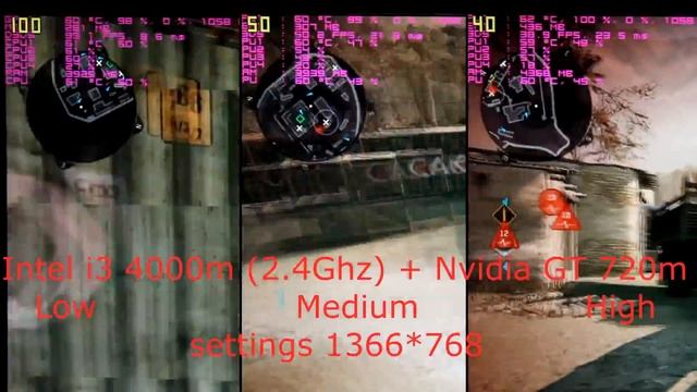 Warface PVP online i3-4000m + GT 740m vs Xeon X3440@3.8 + GTX 970 Low Medium High settings смотреть онлайн
