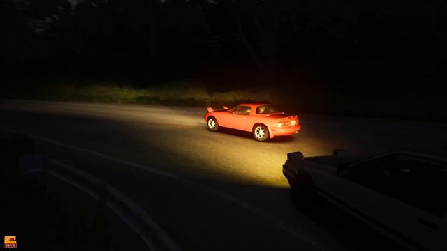 Momiji Touge Downhill Scene [Assetto Corsa] смотреть онлайн