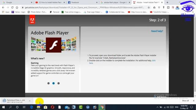 How to Install Adobe Flash Player on Windows 10 | Latest Version | Easy & Quick смотреть онлайн