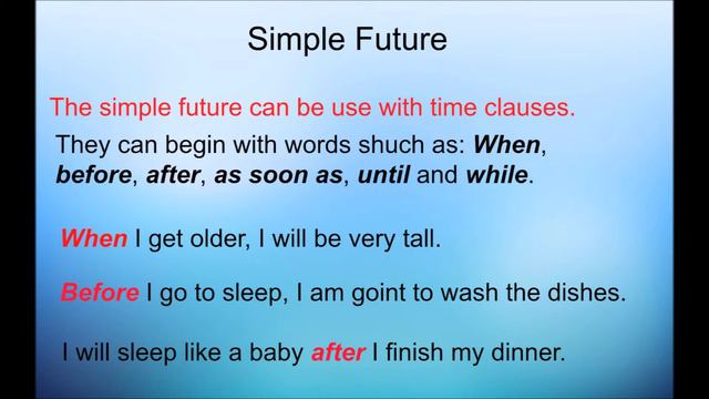 Simple Future & Future Progressive смотреть онлайн