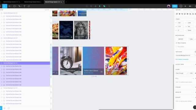 Material Design System v1.3 - multicomponents overview смотреть онлайн