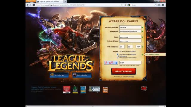 How to register and download client at league of legends? смотреть онлайн