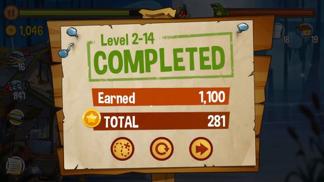 Swamp Attack Gameplay Walkthrough - Episode 2(Level 11-18) Boss for Android/IOS смотреть онлайн