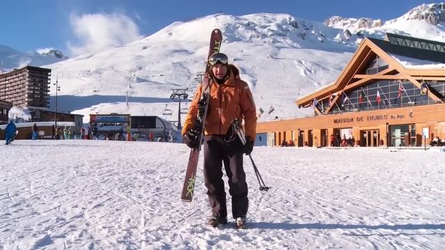 Урок 3 - Обучение как носить горные лыжи смотреть онлайн