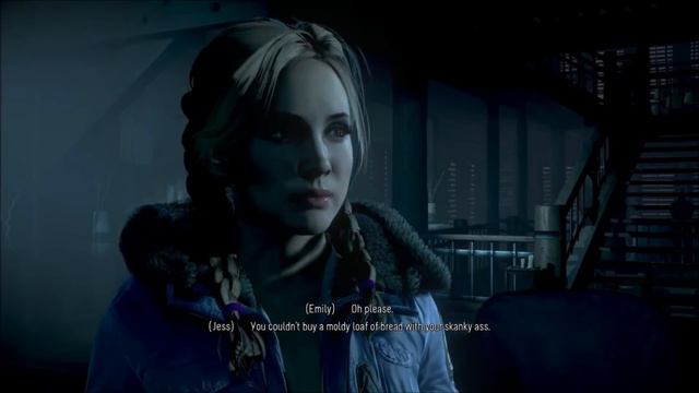 Matt Fully Defending Emily During Fight With Jess | Until Dawn