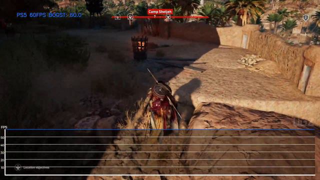 Assassin's Creed Origins - PS5 FPS Performance Test | 60FPS BOOST Update 1.6
