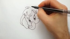 Как Нарисовать Мамонтенка (Мама для мамонтёнка) - поэтапное рисование персонажа