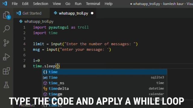 HOW TO SEND UNLIMITED MESSAGES USING PYTHON BOT #python #unlimited #pyautogui #whatsapphack #hackin смотреть онлайн