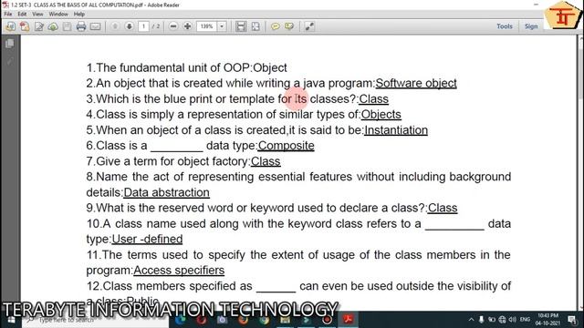 ICSE/ISC | ICSE2022 | ICSE 2022 SEMESTER 1 | COMPUTER APPLICATIONS SOLVED MCQ QUESTIONS (PART-06)