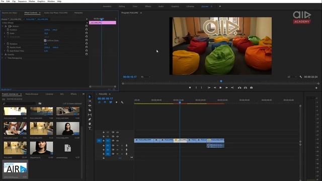 Анимация и работа с ключевыми кадрами в Premiere Pro УРОК 3 смотреть онлайн