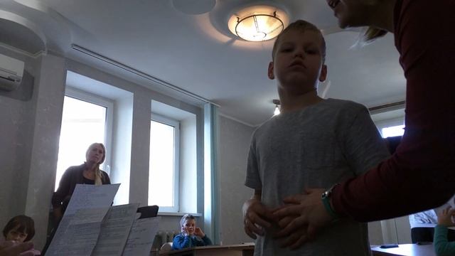 Музыкальное занятие, коррекционный класс, Вова, октябрь 2018 смотреть онлайн