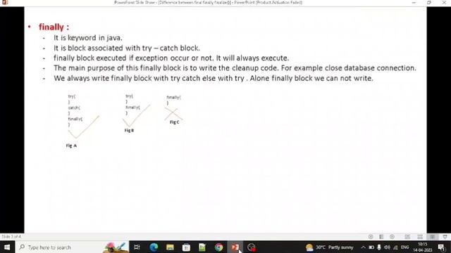 Difference between final, finally and finalize() method in java смотреть онлайн