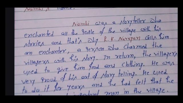 BA Semester First | Unit - V | Character sketch of Nambi | Under The Banyan Tree by R.K. Narayan смотреть онлайн