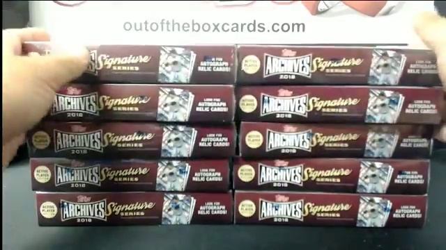 Outoftheboxbreaks Break ##4341- 1/2 Case Triple-Up Random With 2018 Topps Archives Signature Serie смотреть онлайн