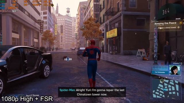 MSI Bravo 15 / Marvel Spiderman Remastered / Ryzen 5 7535HS + RX 6550M смотреть онлайн