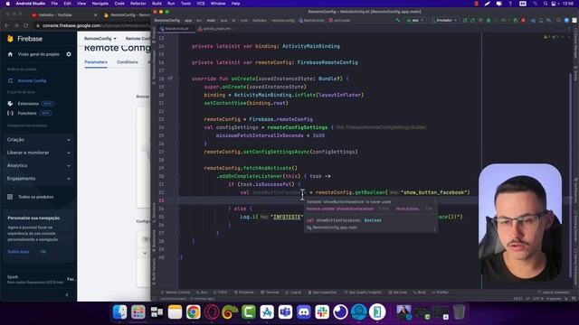 Dicas essenciais para usar o Firebase Remote Config no seu app - Android Studio - Kotlin смотреть онлайн