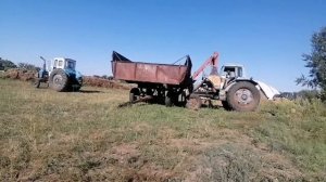 как снять стрелу с установки(куна)мтз80 и т 40