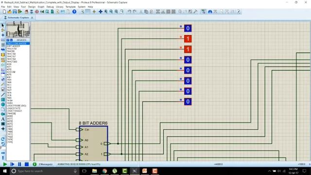 Basic Calculator Using Logic Gates смотреть онлайн