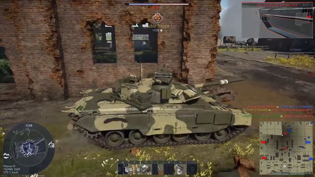 WAR THUNDER T80BVM expérience with " Red alert song" смотреть онлайн