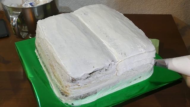 Кремовый торт КНИГА Как сделать торт в виде книги Cream cake BOOK смотреть онлайн
