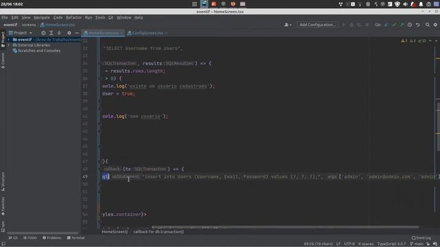 10 - Criando, inserindo e consultando dados em um banco de dados SQLite смотреть онлайн