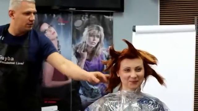 Техника окрашивания Шатуш - семинар Дмитрия Барбы. Львов 2014 смотреть онлайн