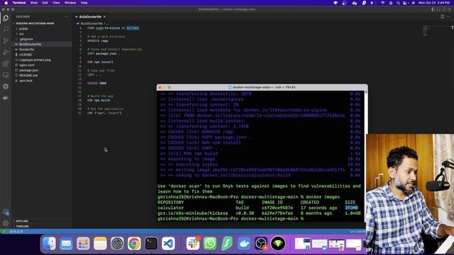 Multi-stage Docker file with Demo смотреть онлайн