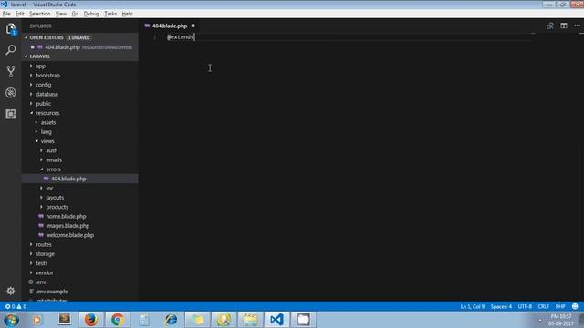 How To Create Custom 404 Error Page In Laravel смотреть онлайн
