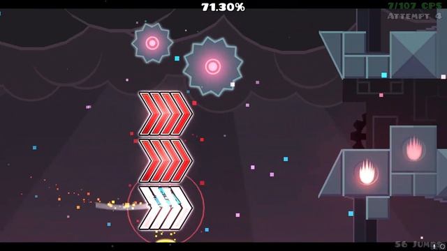 "Play with fire" 100% by LillyVX (Easy demon) | Geometry Dash смотреть онлайн