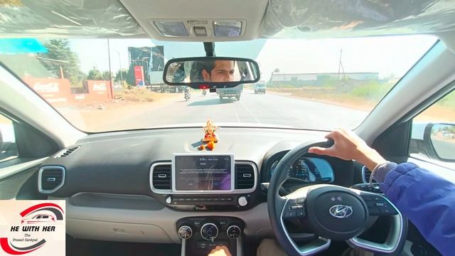 Hyundai Venue Sx Petrol 2023 Top Model Full Driving Review | Hyundai Venue Facelift | Driving Test смотреть онлайн