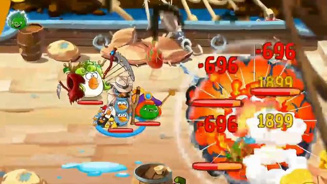 Angry Birds Epic Cave 6 Endless Winter Level 4 Walkthrough смотреть онлайн