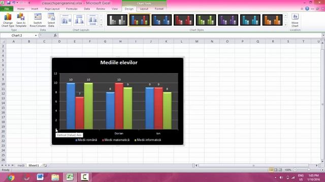 Tutorial-Diagrame in Microsoft Excel смотреть онлайн