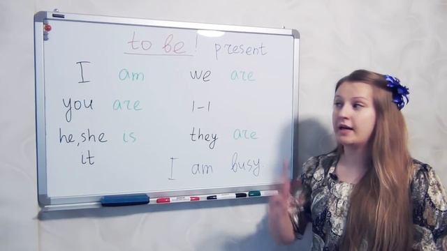 6 Спряжение глагола to be - глагол "быть" в английском смотреть онлайн