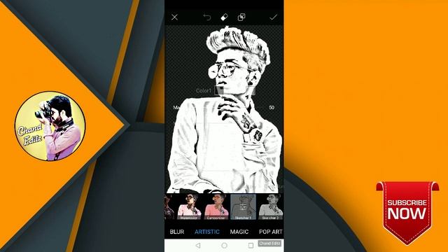 Picsart Pencil Sketch Effect || Picsart editing new style || Picsart Photo Editing Tutorial смотреть онлайн