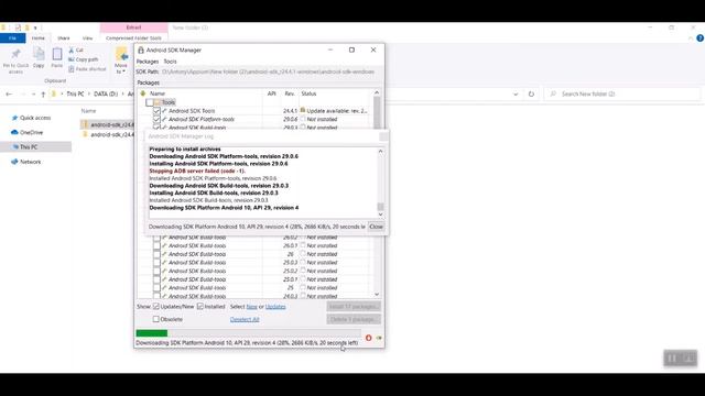 sdk tools install and path setting | how to set android sdk path in windows 10 смотреть онлайн