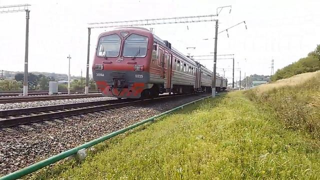 ЭД9М-0225 проследует станцию Смоленск-Сортировочный смотреть онлайн